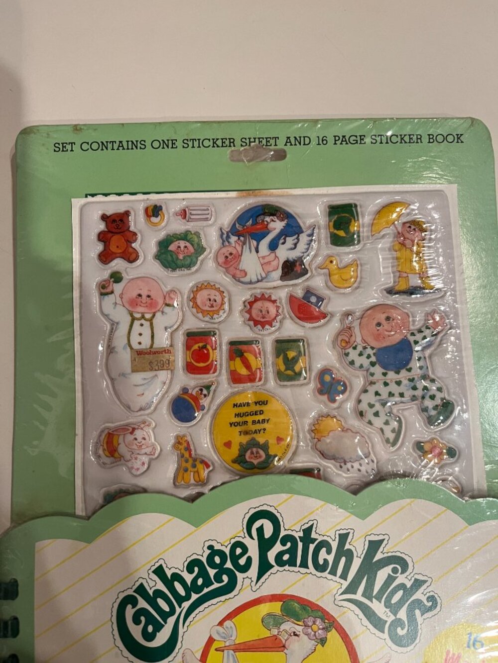 Cabbage Patch Kids Sticker Book -Vintage 1983 Collectible (original packaging) - Picture 7 of 12